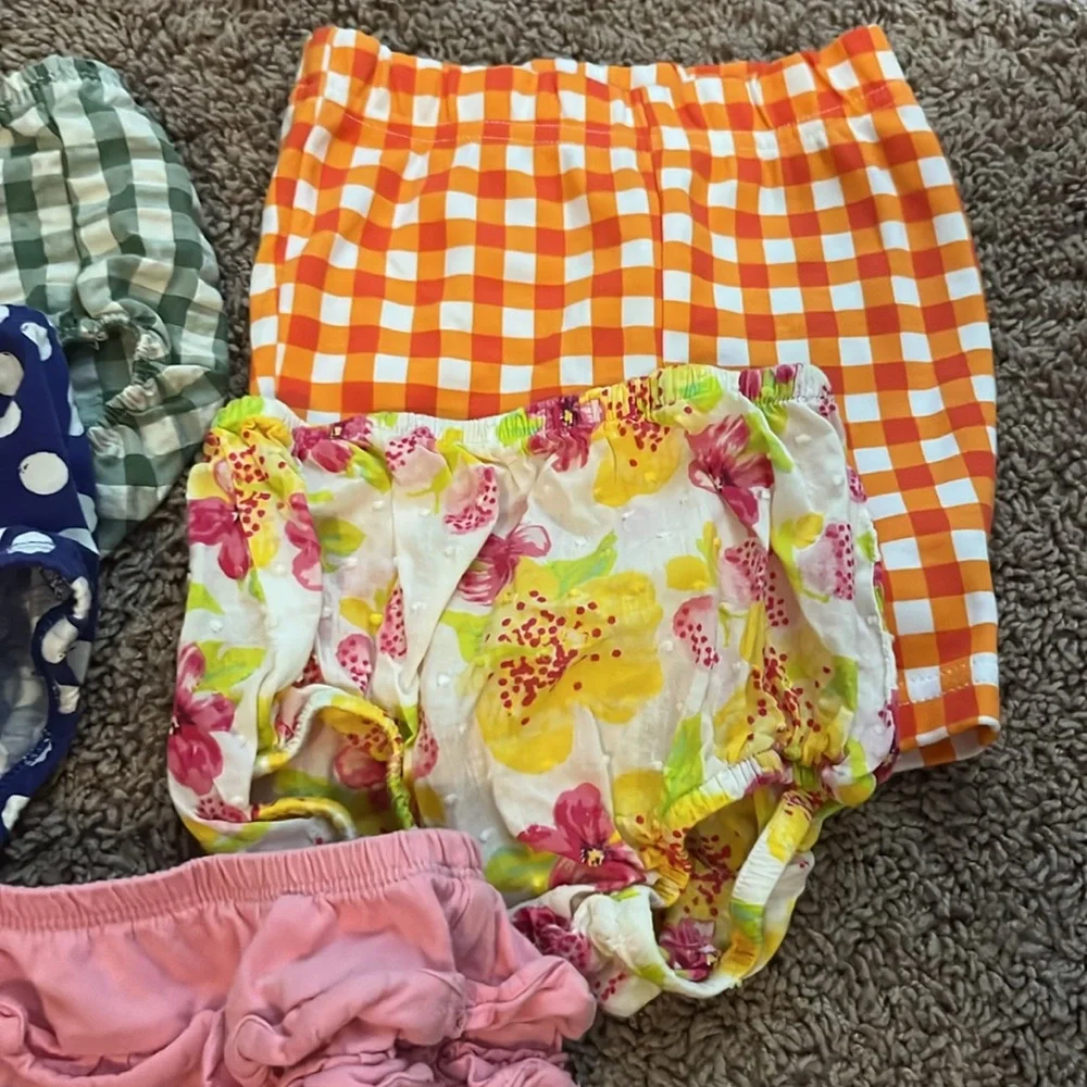 Colorful Kids' Patterned Bloomers Set